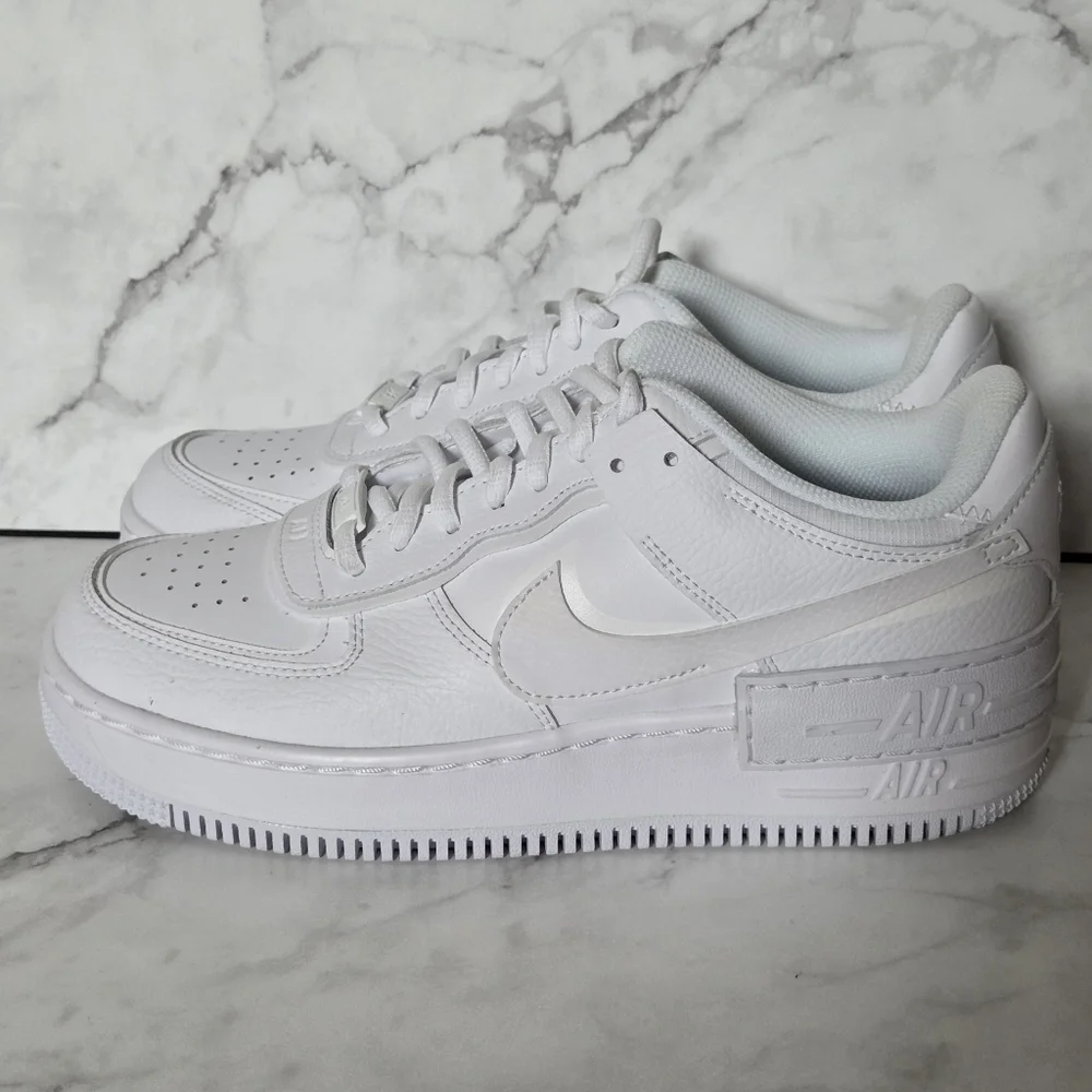Nike Air Force 1 Shadow White Womens Sneakers Shoes 9